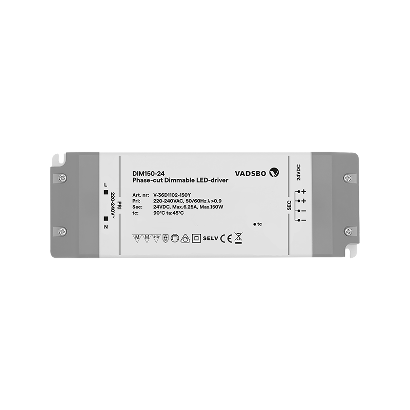 ALIMENTATORE,DRIVERS,LED,ELETTRONICO,WIVA,61300008,WP10-P S 100W 12V